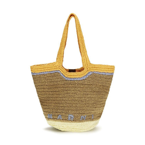 Marni Orange Paper Shoulder Bag