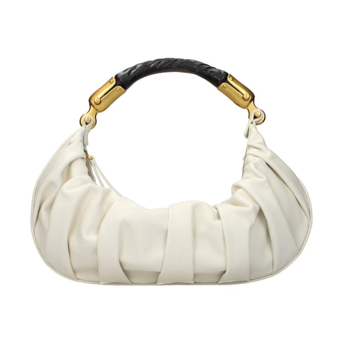 Balmain Beige Leather Handbag