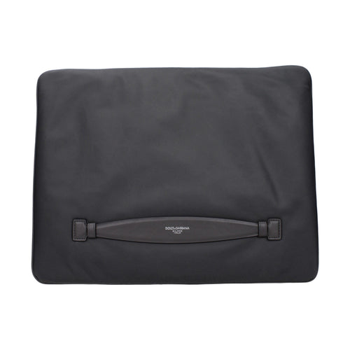 Dolce & Gabbana Gray Fabric Clutch Bag