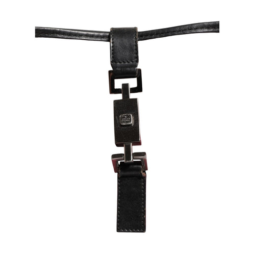 Gucci Jackie Pink Velvet And Black Leather Shoulder Bag