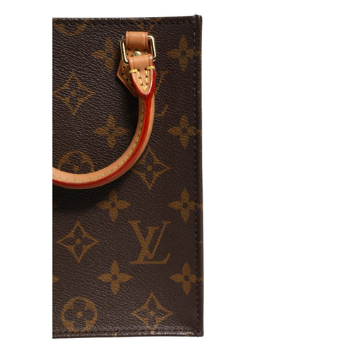 Louis Vuitton Monogram Canvas Petit Sac Plat Bag