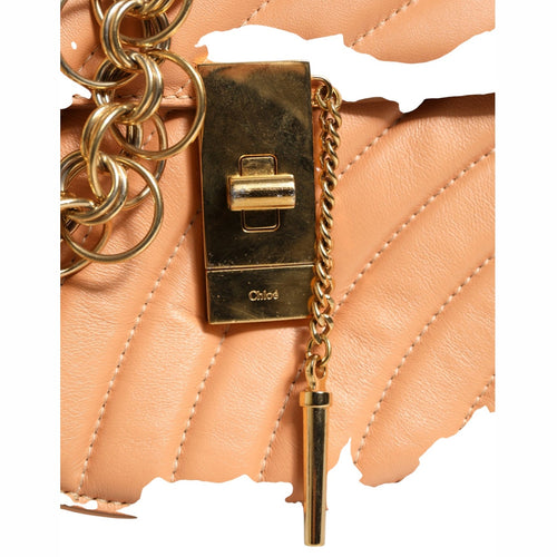 Chloé Quilted Calfskin Leather Drew Bijou Shoulder Bag
