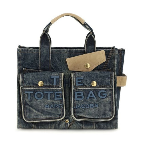 Marc Jacobs Blue Cotton Shoulder Bag