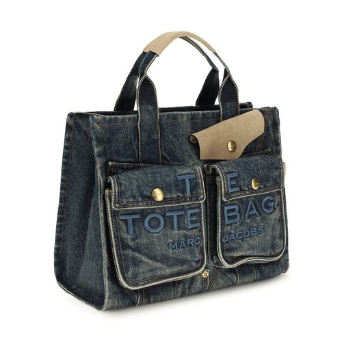 Marc Jacobs Blue Cotton Shoulder Bag