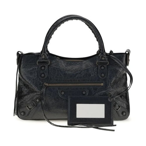 Balenciaga Black Lamb Ovis Aries Aries Shoulder Bag