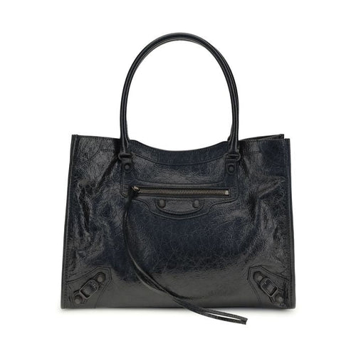 Balenciaga Black Lamb Ovis Aries Aries Shoulder Bag