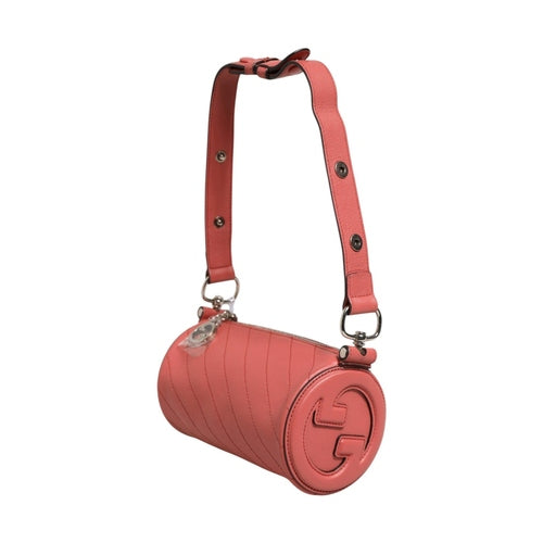 Gucci Blondie Mini Shoulder Bag Pink Leather