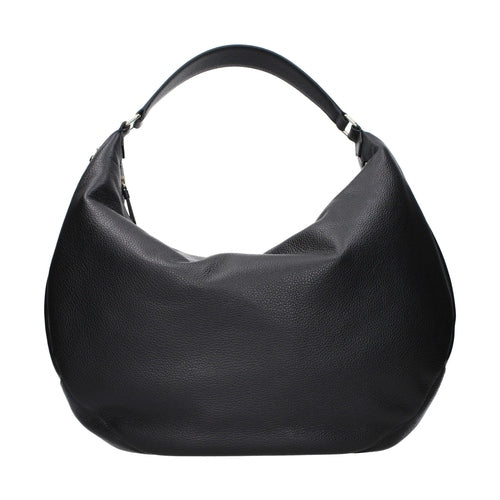 Jimmy Choo Black Leather Shoulder Bag