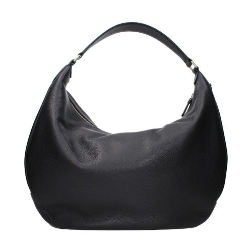 Jimmy Choo Black Leather Shoulder Bag