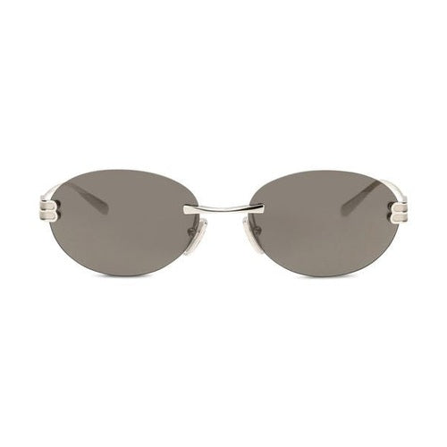 Balenciaga Silver Metal Sunglasses