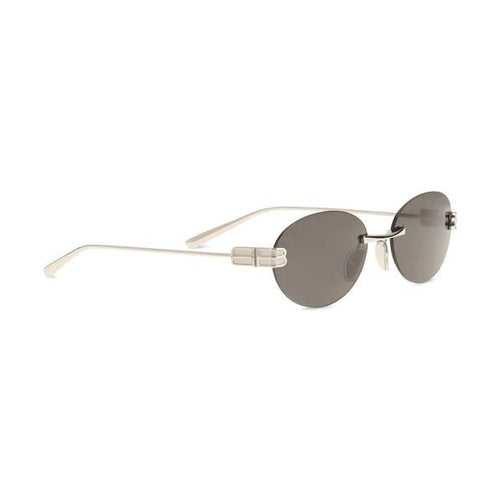 Balenciaga Silver Metal Sunglasses