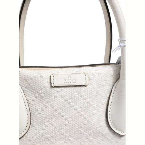 Gucci Medium Diamante Leather Boston Bag