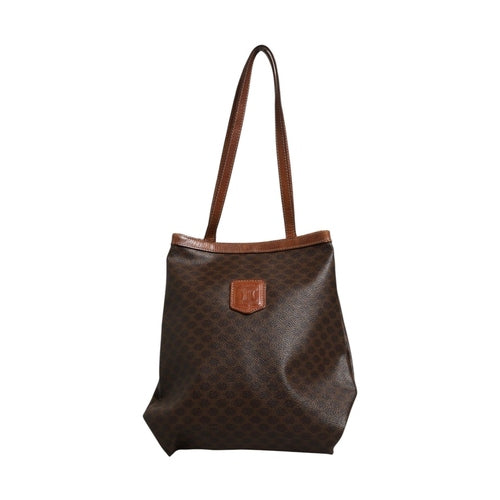 Celine Macadam Canvas Shoulder Tote Bag