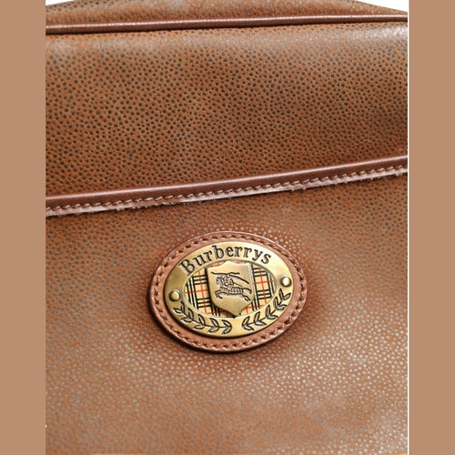 Burberry Brown and Gold Crossbody Bag