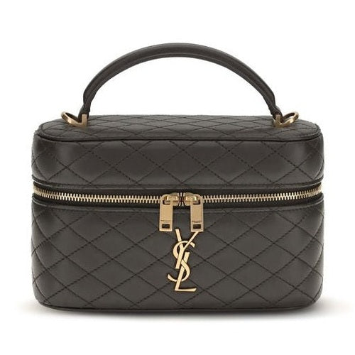 Saint Laurent Brown Calf Leather Bos Taurus Handbag