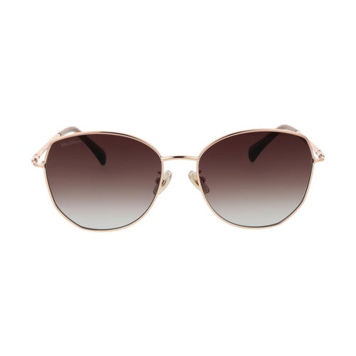 Max Mara Rose Gold Metal Sunglasses
