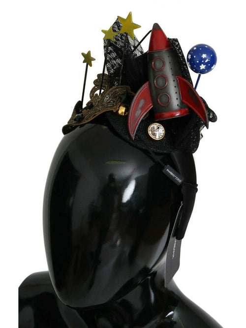 Dolce & Gabbana Rocket Crystal Stars Tiara Diadem Headband