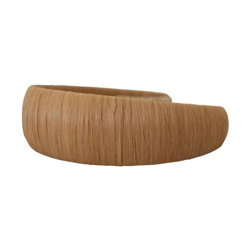 Dolce & Gabbana Beige Viscose Women Hair Headband Diadem