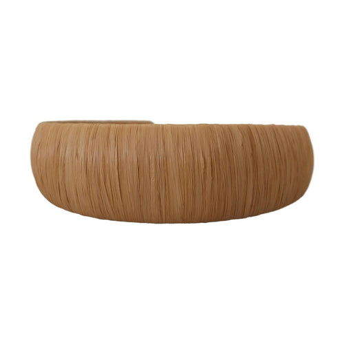 Dolce & Gabbana Beige Viscose Women Hair Headband Diadem