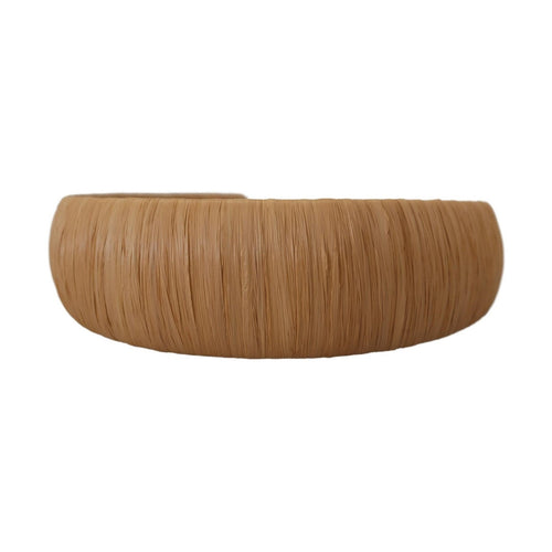 Dolce & Gabbana Beige Viscose Women Hair Headband Diadem