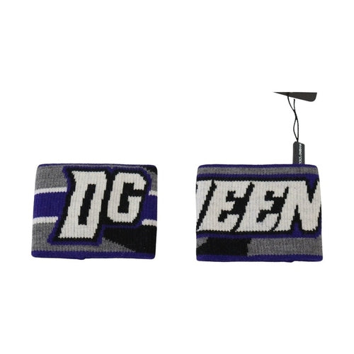 Dolce & Gabbana Purple Logo Two Piece Set Wristband