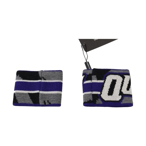 Dolce & Gabbana Purple Logo Two Piece Set Wristband