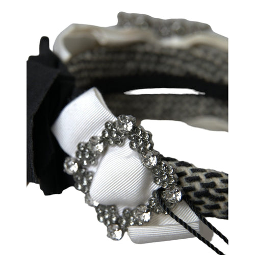 Dolce & Gabbana Multicolor Crystal Embellished Women Headband Diadem