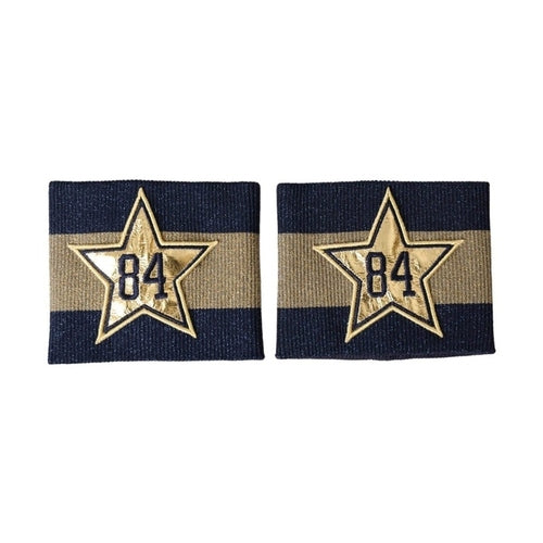 Dolce & Gabbana Black Gold Logo Star 84 Viscose Wristband