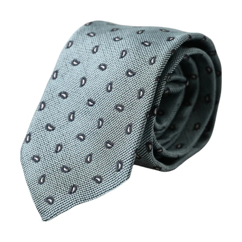 Dolce & Gabbana Green 100% Silk Patterned Adjustable Men Tie