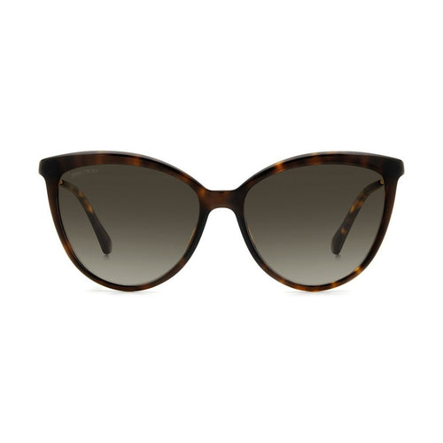 Jimmy Choo Brown Metal Sunglasses