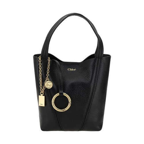 Chloé Black Calf Leather Bos Taurus Shoulder Bag