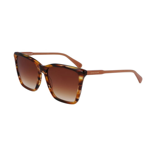 Longchamp Brown Acetate Sunglasses