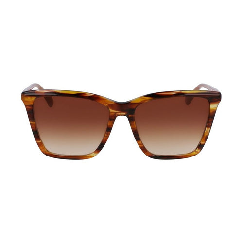 Longchamp Brown Acetate Sunglasses