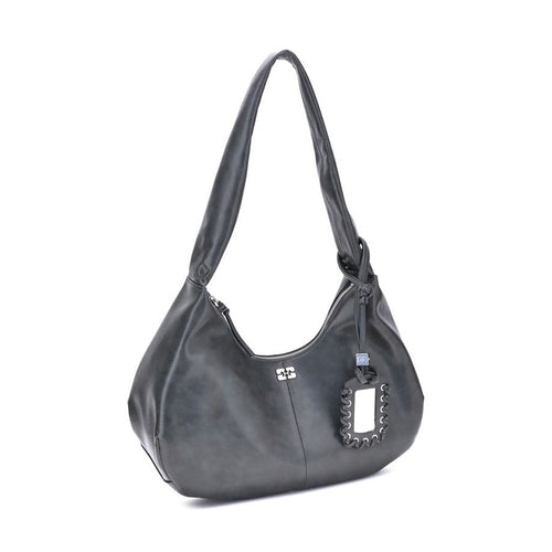 Ganni Black Lyocell Shoulder Bag