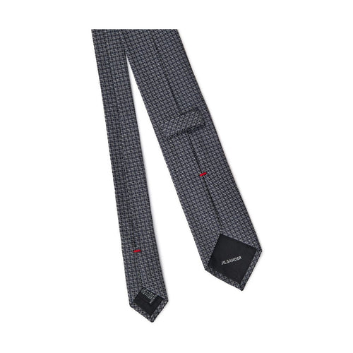 Jil Sander Gray Silk Tie