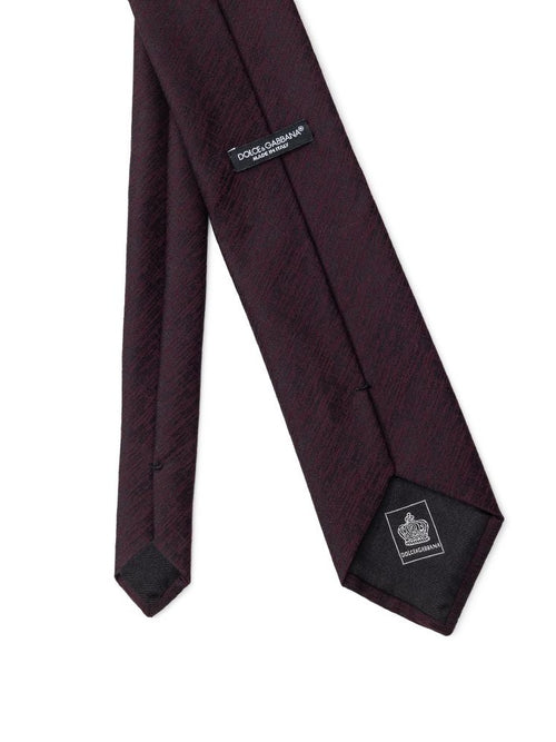 Dolce & Gabbana Purple Wool Tie