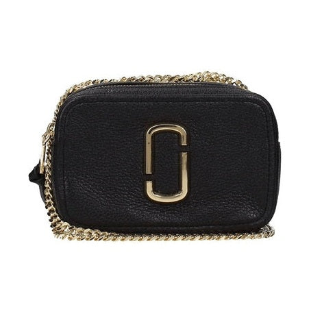 Marc Jacobs Black Leather Crossbody Bag