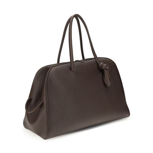 Jacquemus Brown Calf Leather Bos Taurus Handbag