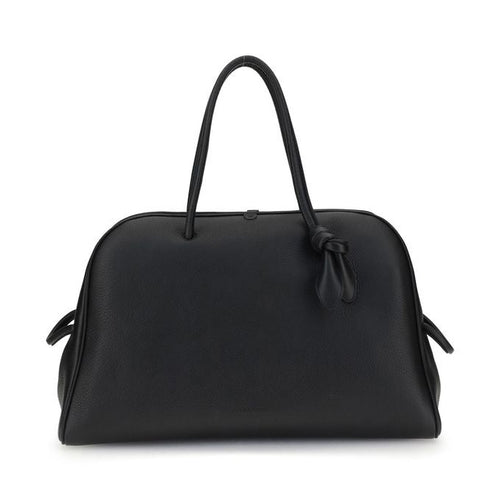 Jacquemus Black Calf Leather Bos Taurus Handbag