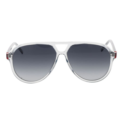 Hugo Boss Gray Stainless Steel Sunglasses