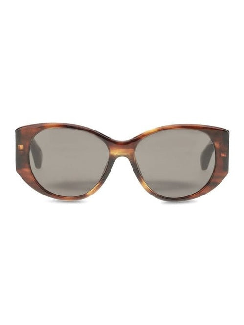 Balenciaga Brown Acetate Sunglasses