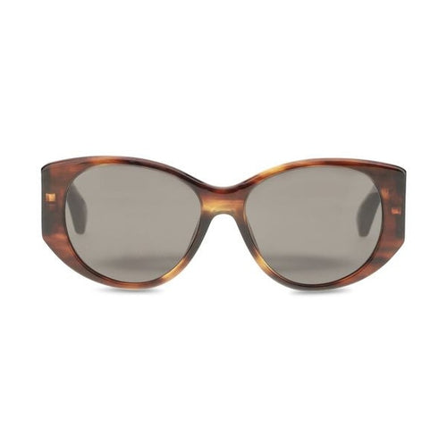Balenciaga Brown Acetate Sunglasses