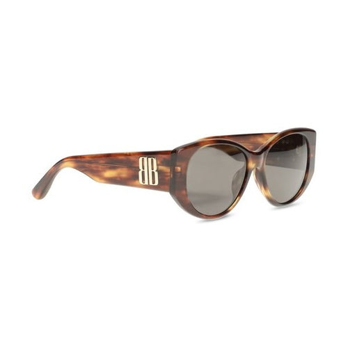 Balenciaga Brown Acetate Sunglasses