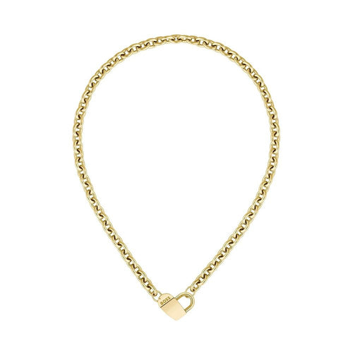 Hugo Boss Gold Stainless Steel Necklace