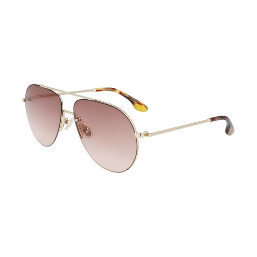 Victoria Beckham Gold Metal Sunglasses