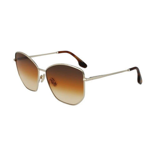 Victoria Beckham Gold Metal Sunglasses