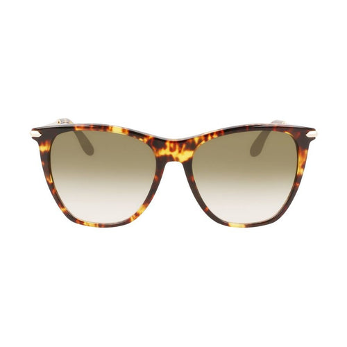 Victoria Beckham Brown Acetate Sunglasses