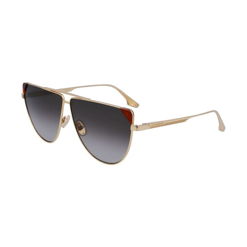 Victoria Beckham Brown Metal Sunglasses