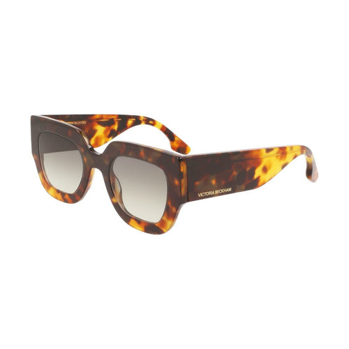 Victoria Beckham Brown Acetate Sunglasses