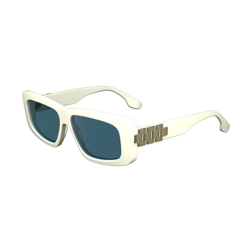 Victoria Beckham White Acetate Sunglasses